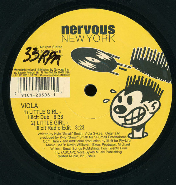 Viola Sykes : Little Girl (Illicit Mixes) (12")