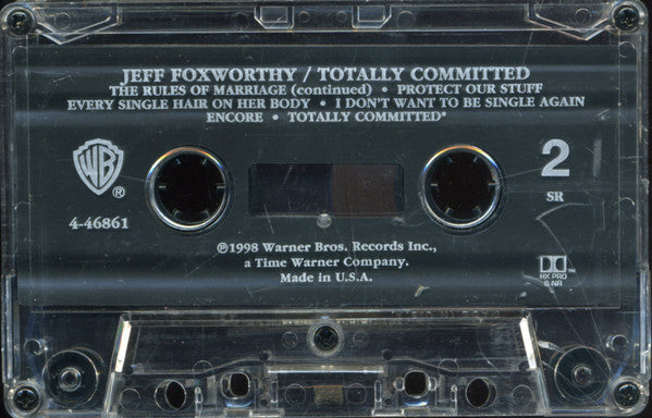 Jeff Foxworthy : Totally Committed (Cass, Album)