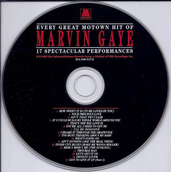 Marvin Gaye : Every Great Motown Hit Of Marvin Gaye (CD, Comp, RE, RM)