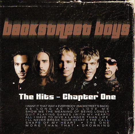 Backstreet Boys : The Hits - Chapter One (CD, Comp, Club)