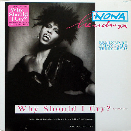 Nona Hendryx : Why Should I Cry? (Boo-Hoo Mix) (12", Single)