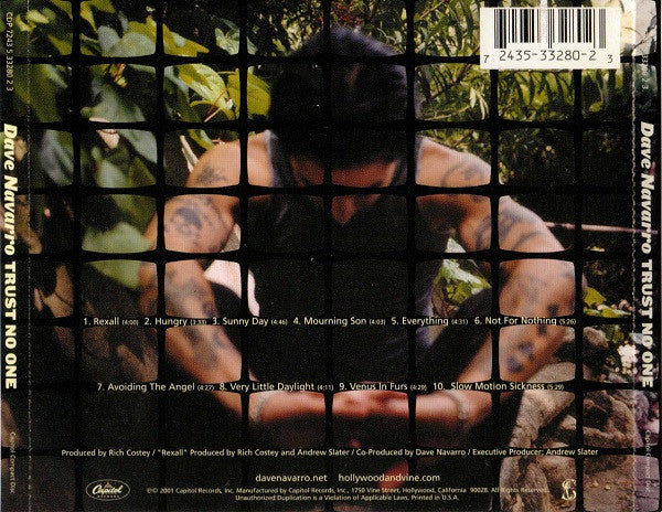 Dave Navarro : Trust No One (CD, Album)