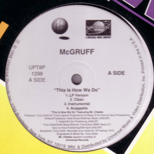 Herb McGruff : This Is How We Do / Many Know (12", Promo)