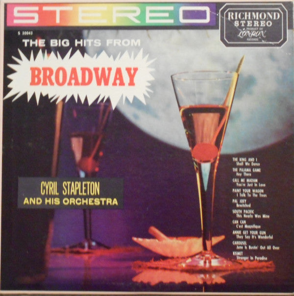 Cyril Stapleton And His Orchestra : The Big Hits From Broadway (LP, Album)