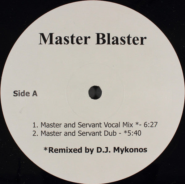 Unknown Artist : Master Blaster (12", Unofficial)