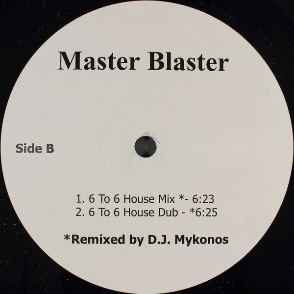 Unknown Artist : Master Blaster (12", Unofficial)