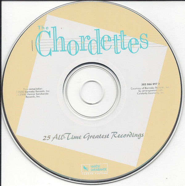 The Chordettes : 25 All-Time Greatest Recordings (CD, Comp, Mono)