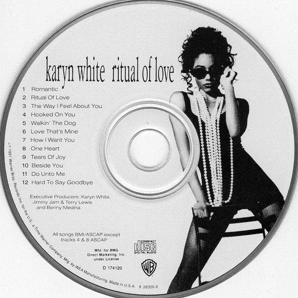 Karyn White : Ritual Of Love (CD, Album, Club)