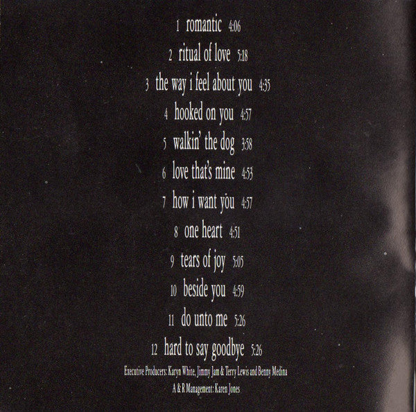 Karyn White : Ritual Of Love (CD, Album, Club)