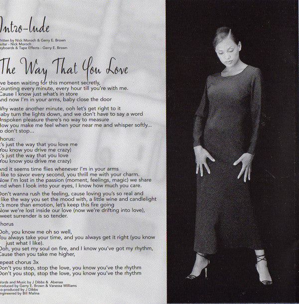 Vanessa Williams : The Sweetest Days (CD, Album, Club)