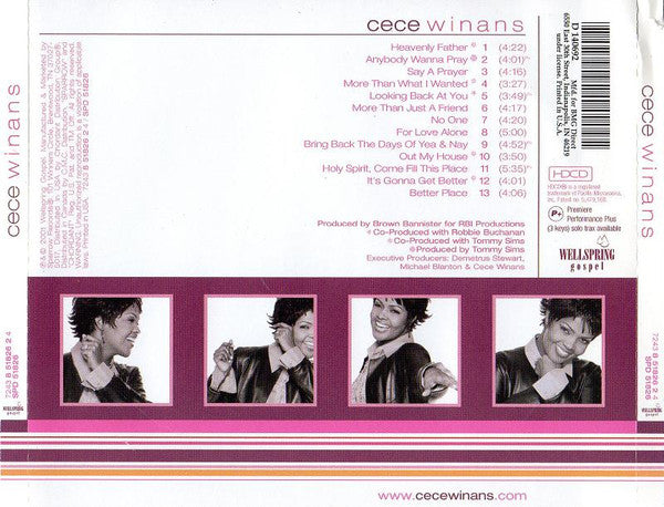 CeCe Winans : CeCe Winans (HDCD, Album, Club)