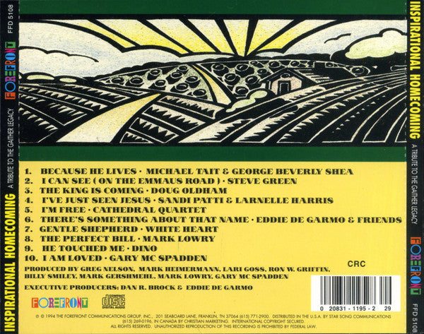 Various : Inspirational Homecoming (CD, Comp, Club)