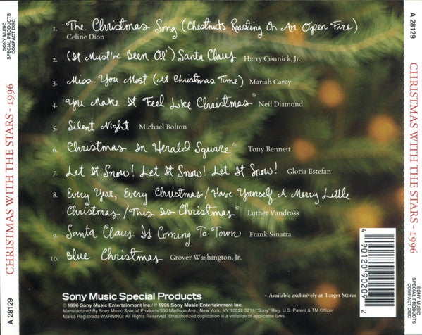 Various : Christmas With The Stars - 1996 (CD, Comp)