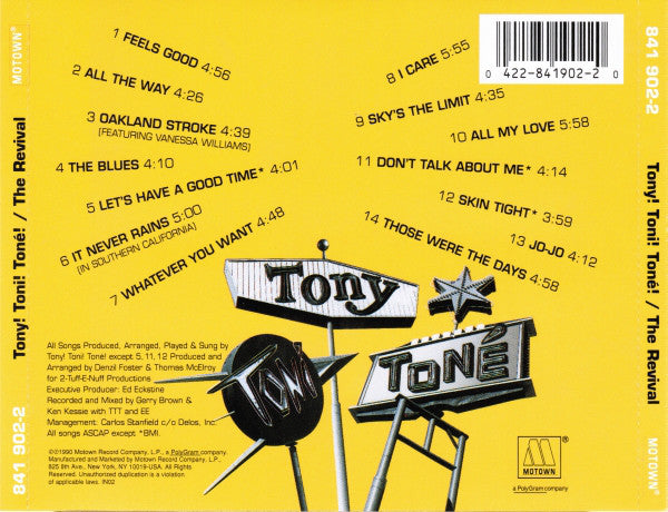 Tony! Toni! Toné! : The Revival (CD, Album)