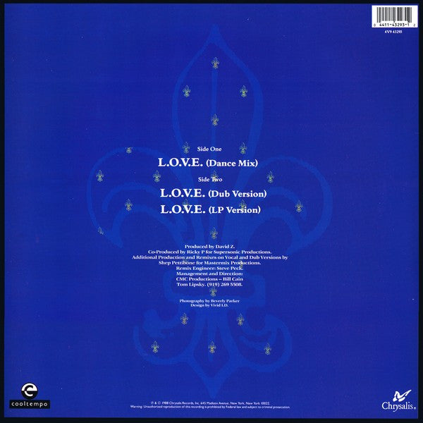 Tyka Nelson : L.O.V.E (12", Promo)