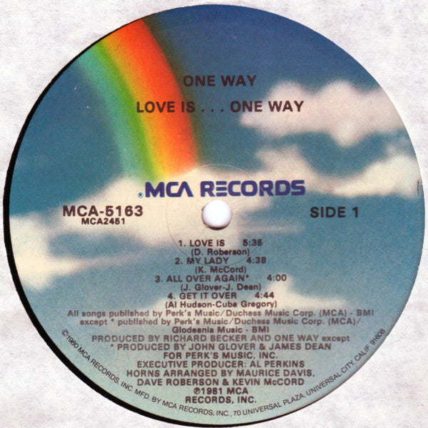 One Way : Love Is... One Way (LP, Album)