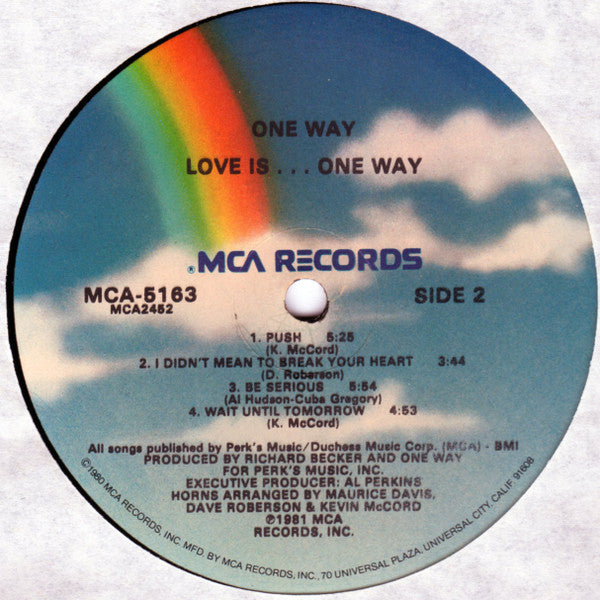 One Way : Love Is... One Way (LP, Album)