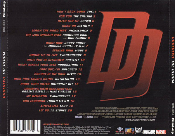 Various : Daredevil (The Album) (CD, Comp)