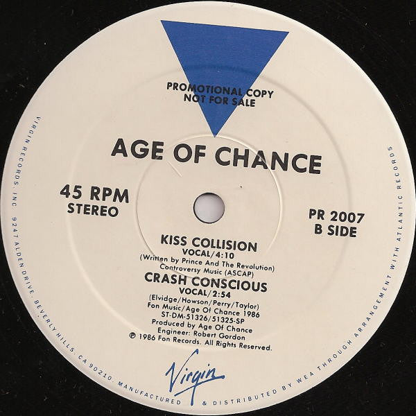Age Of Chance : Kiss (12", Promo)