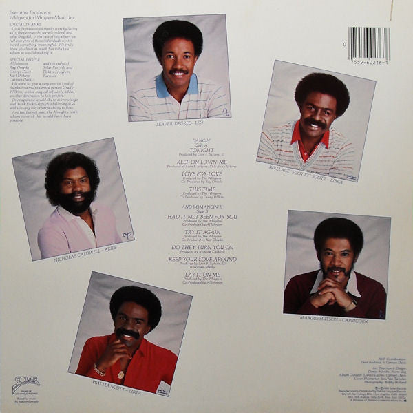 The Whispers : Love For Love (LP, Album)