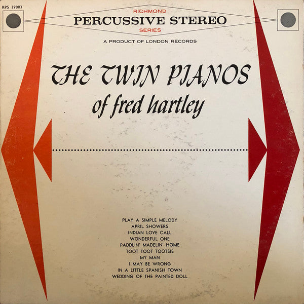 Fred Hartley : The Twin Pianos Of Fred Hartley (LP)