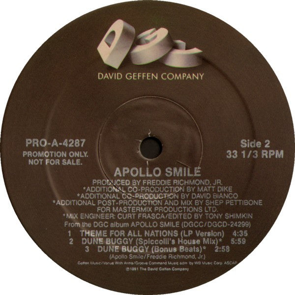 Apollo Smile : Dune Buggy (12", Promo)
