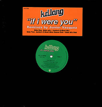 k.d. lang : If I Were You (12", Promo, Ora)