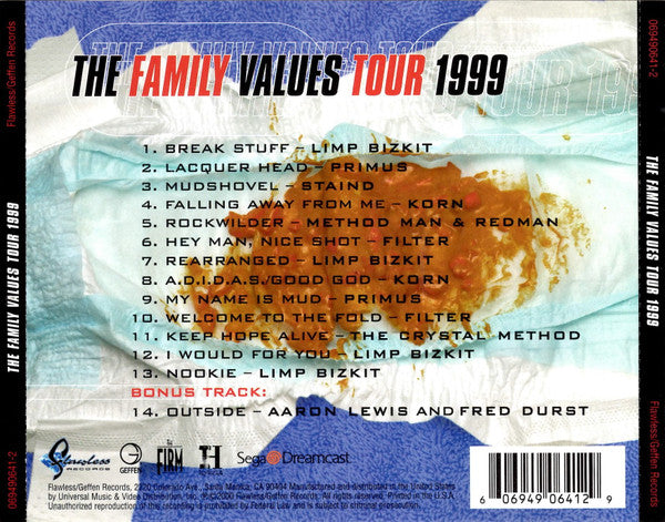 Various : The Family Values Tour 1999 (CD)