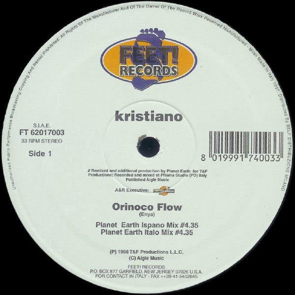 Cristiano : Orinoco Flow (12")