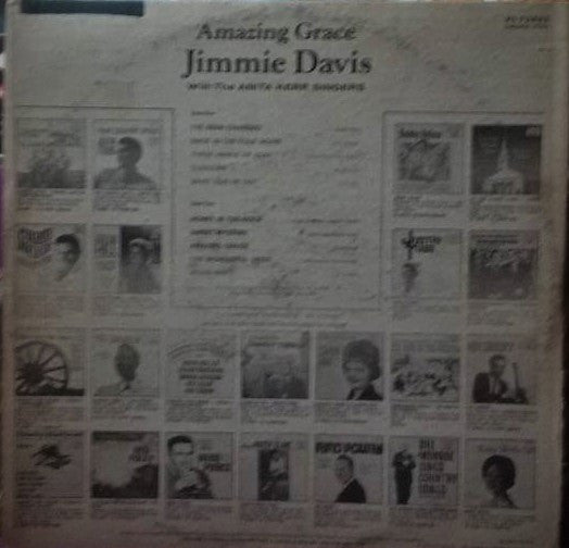 Jimmie Davis With The Anita Kerr Singers : Amazing Grace (LP, Album)