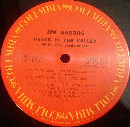Jim Nabors : Peace In The Valley (LP, Album)