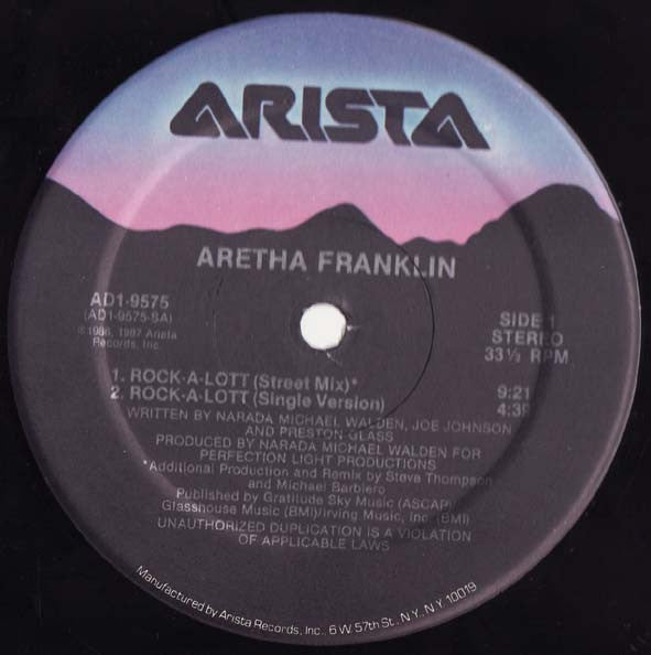 Aretha Franklin : Rock-A-Lott (12")