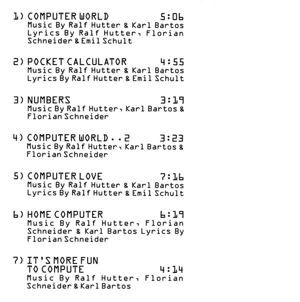 Kraftwerk : Computer World (CD, Album, RE, RP)