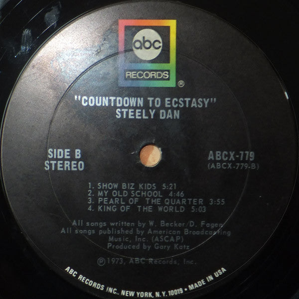 Steely Dan : Countdown To Ecstasy (LP, Album, Pit)