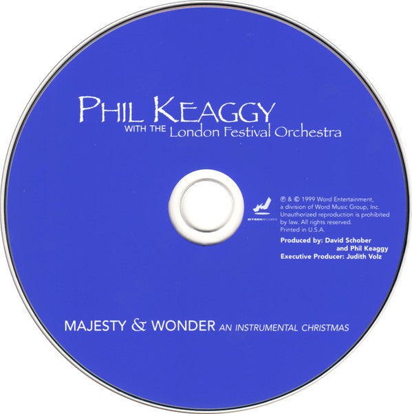 Phil Keaggy With The London Festival Orchestra : Majesty & Wonder (An Instrumental Christmas) (CD, Album)