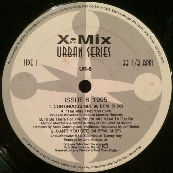 Various : X-Mix Urban Series 6 (12", Comp, Promo)