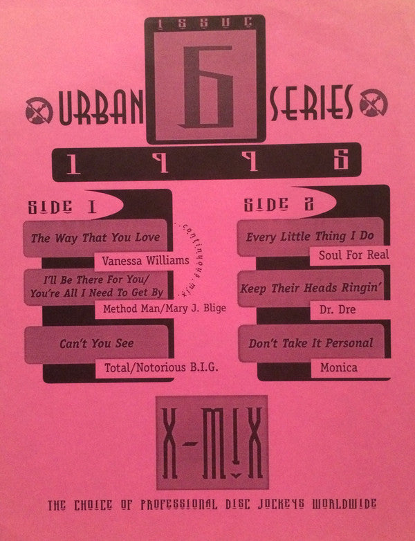 Various : X-Mix Urban Series 6 (12", Comp, Promo)