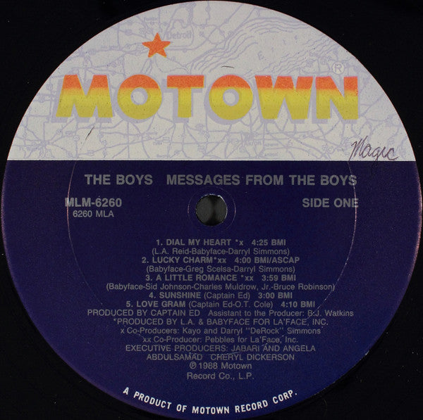 The Boys : Messages From The Boys (LP, Album, Club)