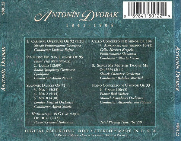 Antonín Dvořák : The Masterpiece Collection - Dvořák (CD, Comp)