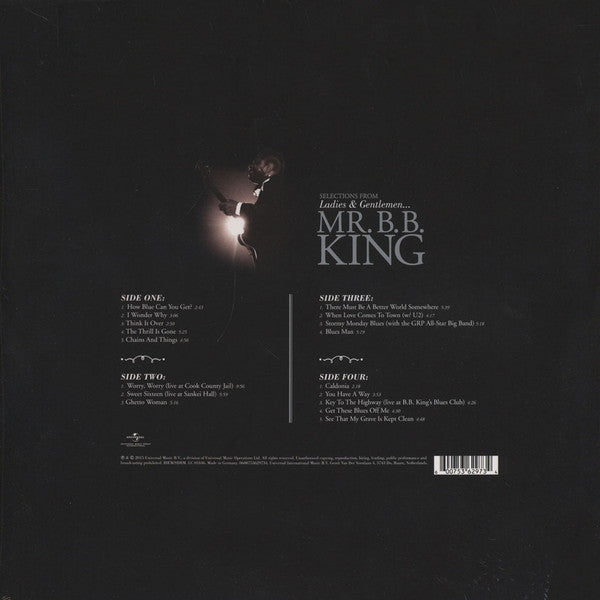 B.B. King : Selections From: Ladies & Gentlemen ... Mr. B.B. King (2xLP, Comp, 180)