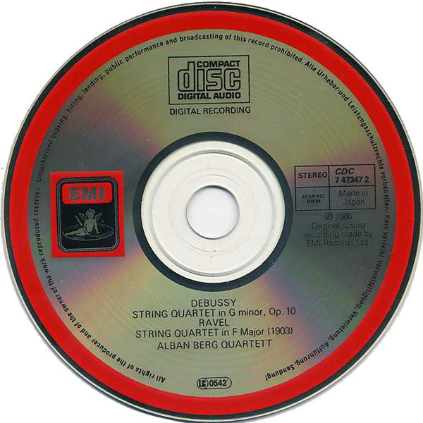 Claude Debussy, Maurice Ravel, Alban Berg Quartett : Quatuors A Cordes (CD)