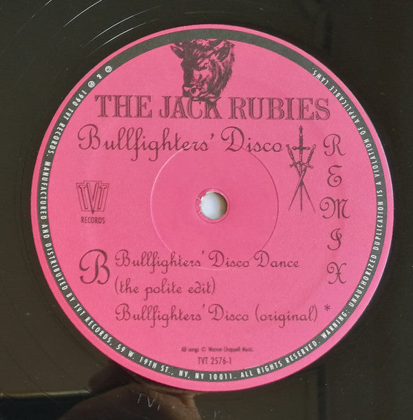 The Jack Rubies : Bullfighters' Disco Remix (12", Single)