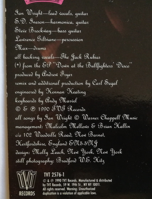 The Jack Rubies : Bullfighters' Disco Remix (12", Single)