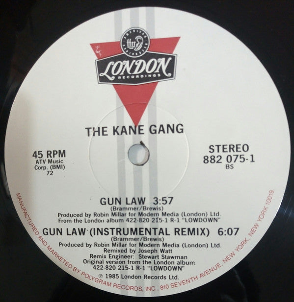 The Kane Gang : Gun Law (12", 72 )
