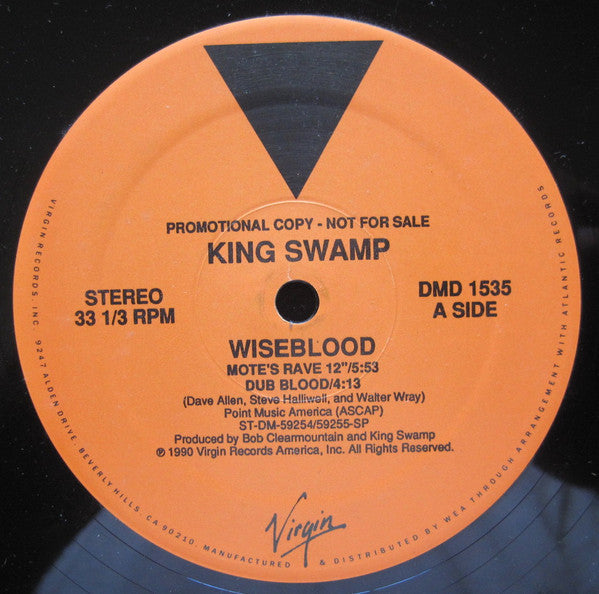 King Swamp : Wiseblood (12", Promo)