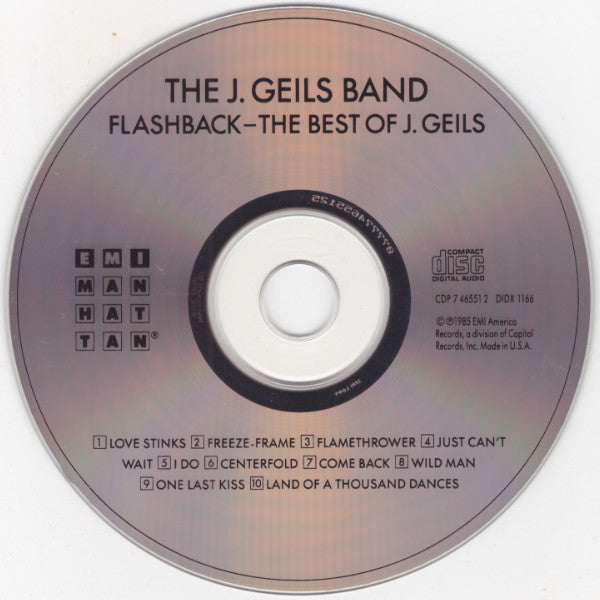 The J. Geils Band : Flashback - The Best Of J. Geils Band (CD, Comp, Club, RE)