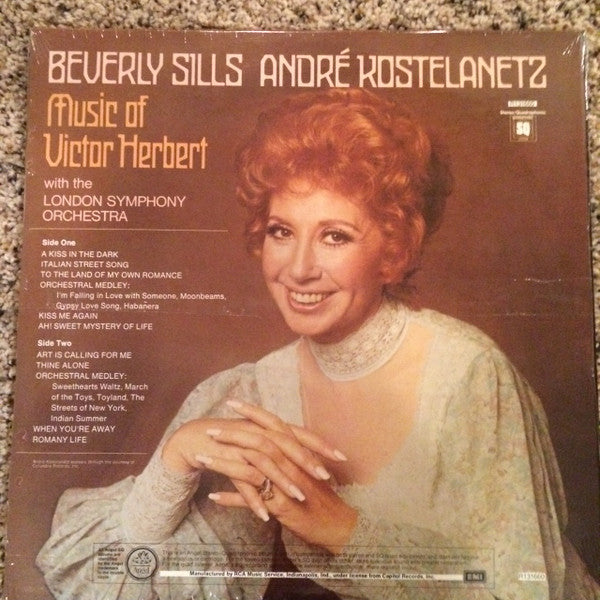 Beverly Sills, André Kostelanetz : Victor Herbert : Music Of Victor Herbert (LP, Album, Quad, Club)