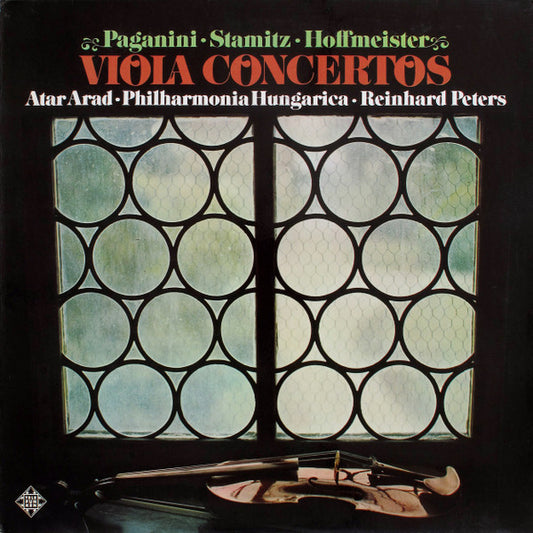 Niccolò Paganini ∙ Carl Stamitz ∙ Franz Anton Hoffmeister, Atar Arad ∙ Philharmonia Hungarica ∙ Reinhard Peters : Viola Concertos (LP, Gat)