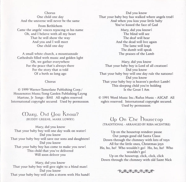 Reba McEntire : Secret of Giving: A Christmas Collection (HDCD, Album)