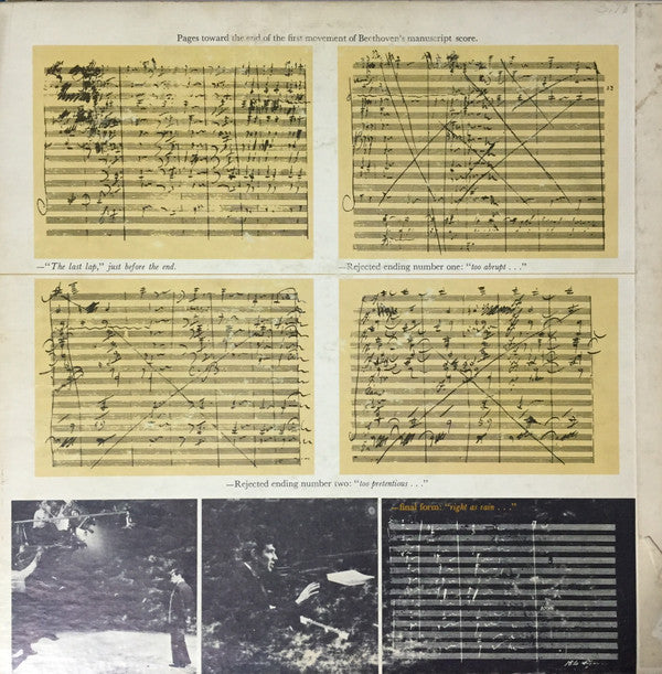 Leonard Bernstein, Ludwig van Beethoven, The Philharmonic Symphony Orchestra of New York, Bruno Walter : Leonard Bernstein On Beethoven Symphony No. 5 In C Minor, Op. 67 (LP, Gat)